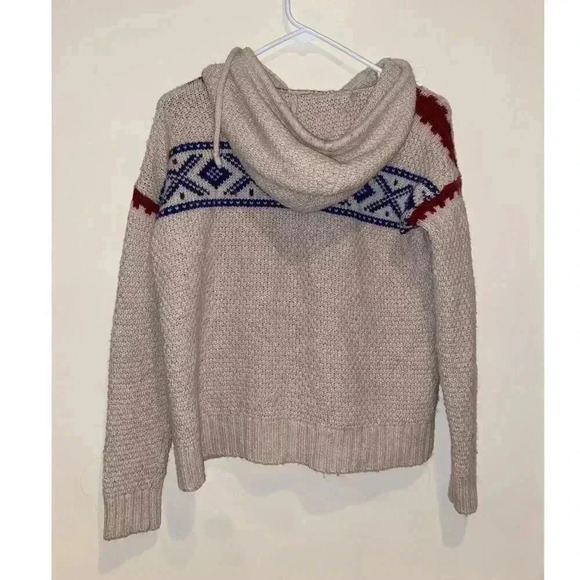 Madewell Fair Isle Hooded Sweater - Picture 3 of 6